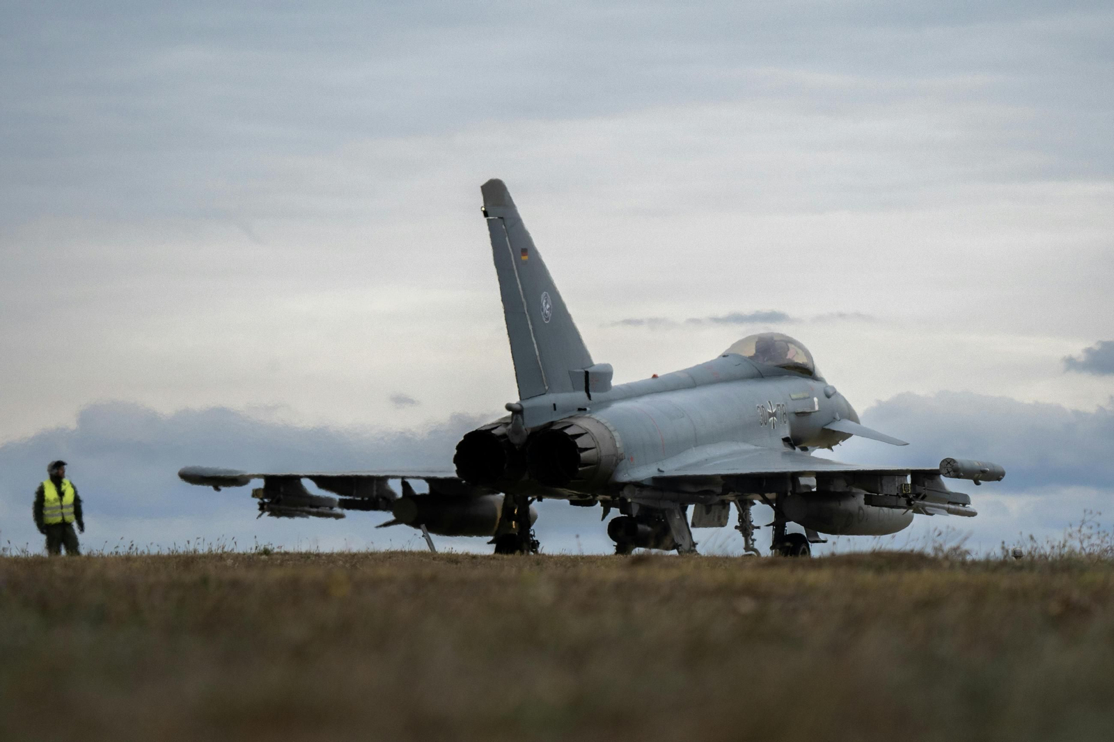 Eurofighter para la vigilancia aérea mejorada en el sur de Rumanía.