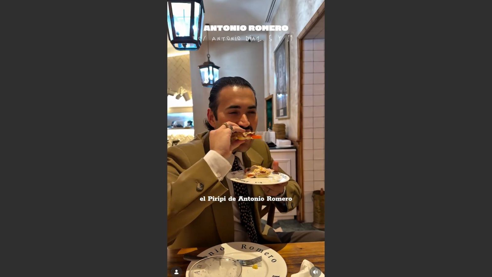 Captura del vídeo de José Obando