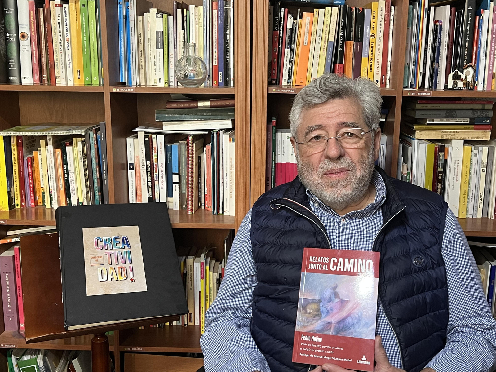 Pedro Molino, de Editorial Líberman, es escritor y creativo mancharrealeño.