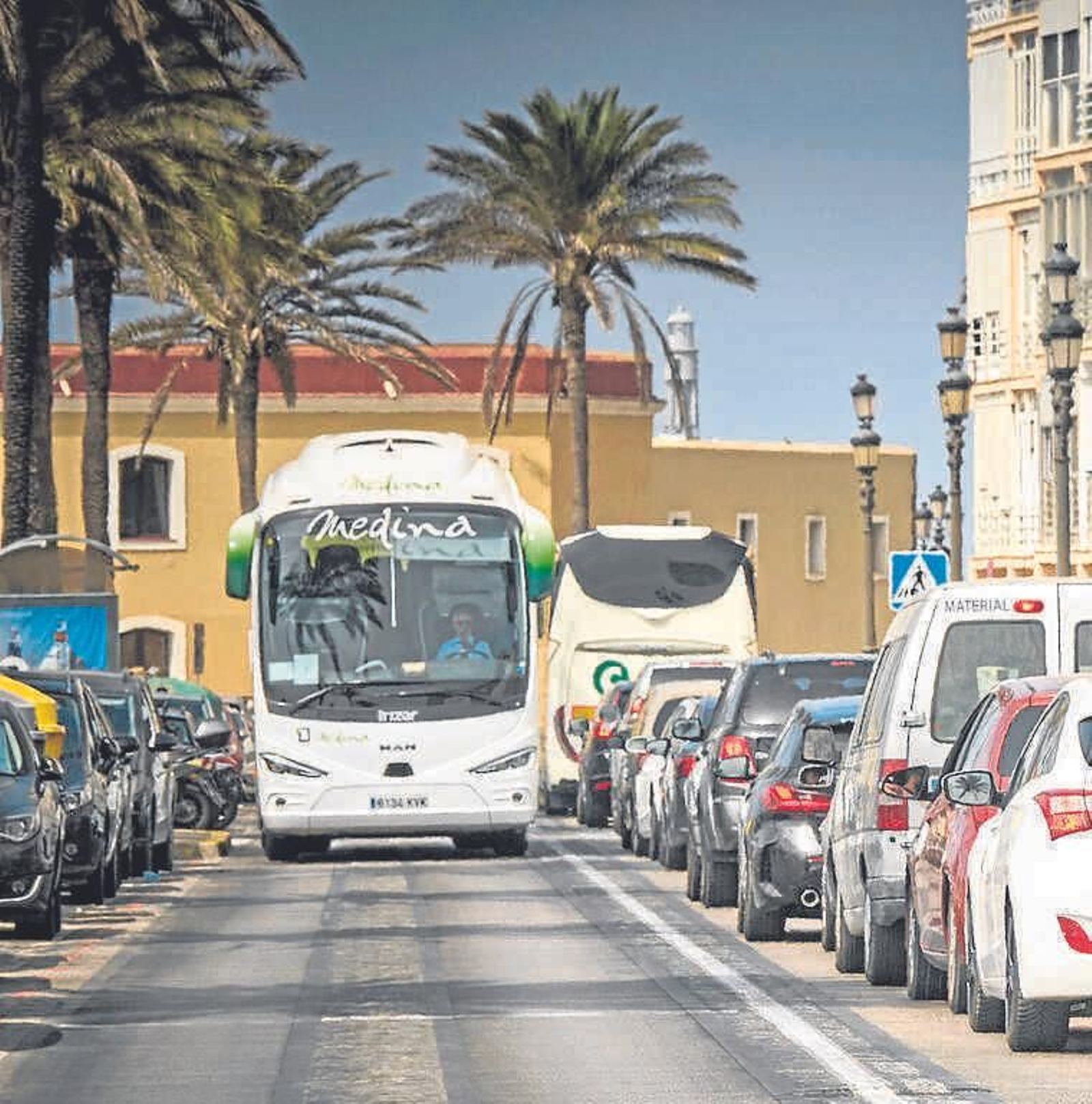Los conductores hacen muestra de gran paciencia a pesar de las molestias.