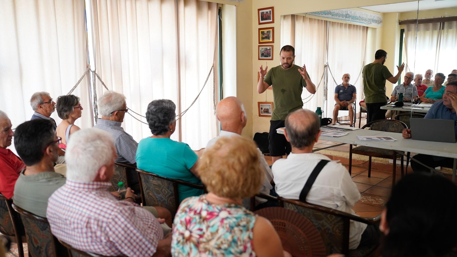 Fotos: Presentación de la web para informar de los desperfectos de Algeciras en la sede de Fopacsa