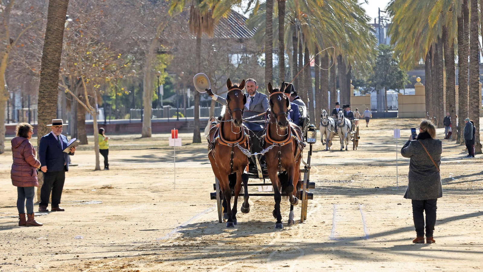 Concurso de enganches por las calles de Jerez