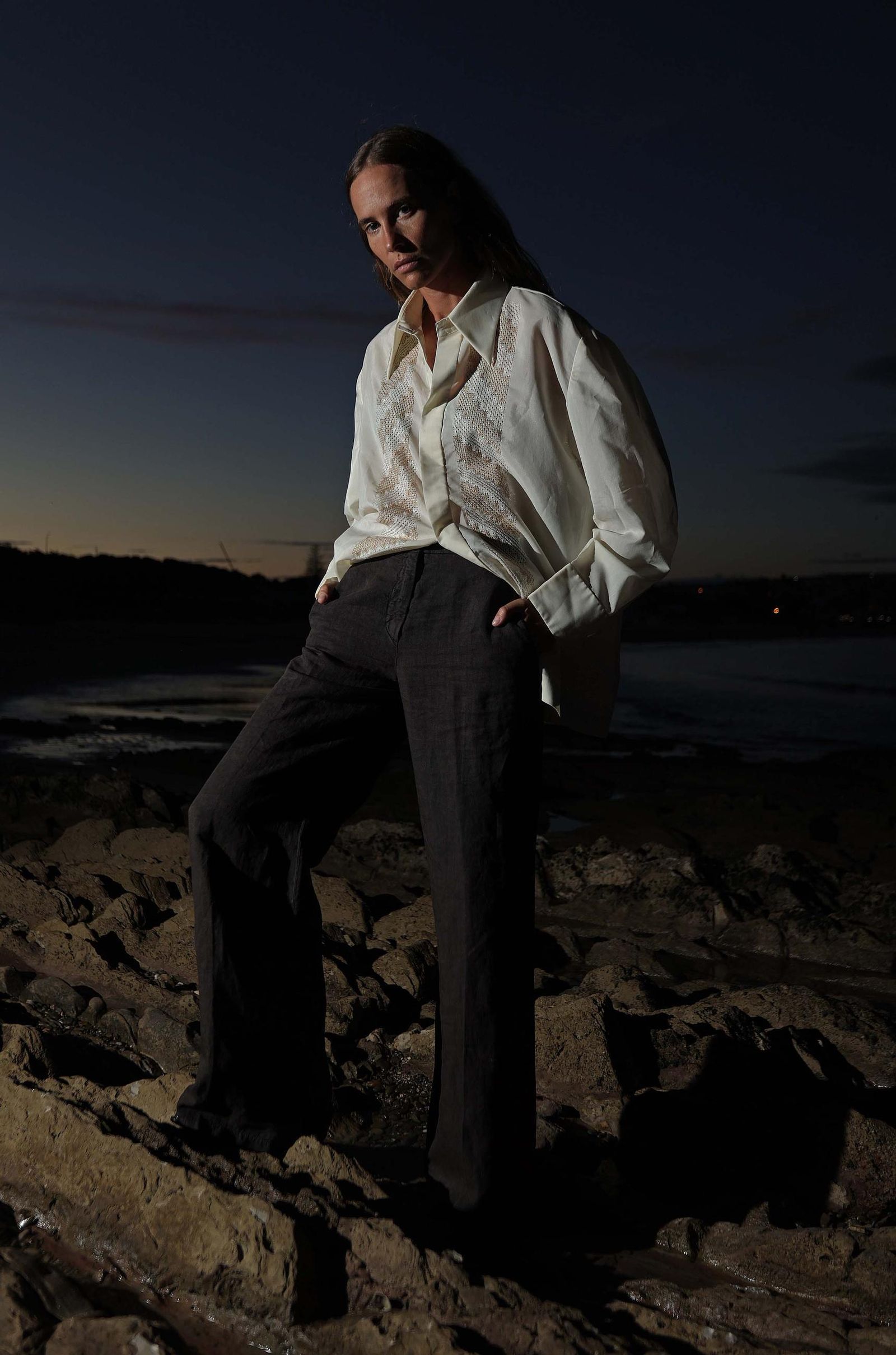 Fotos de Brisa Fenoy en la zona de Getares en Algeciras