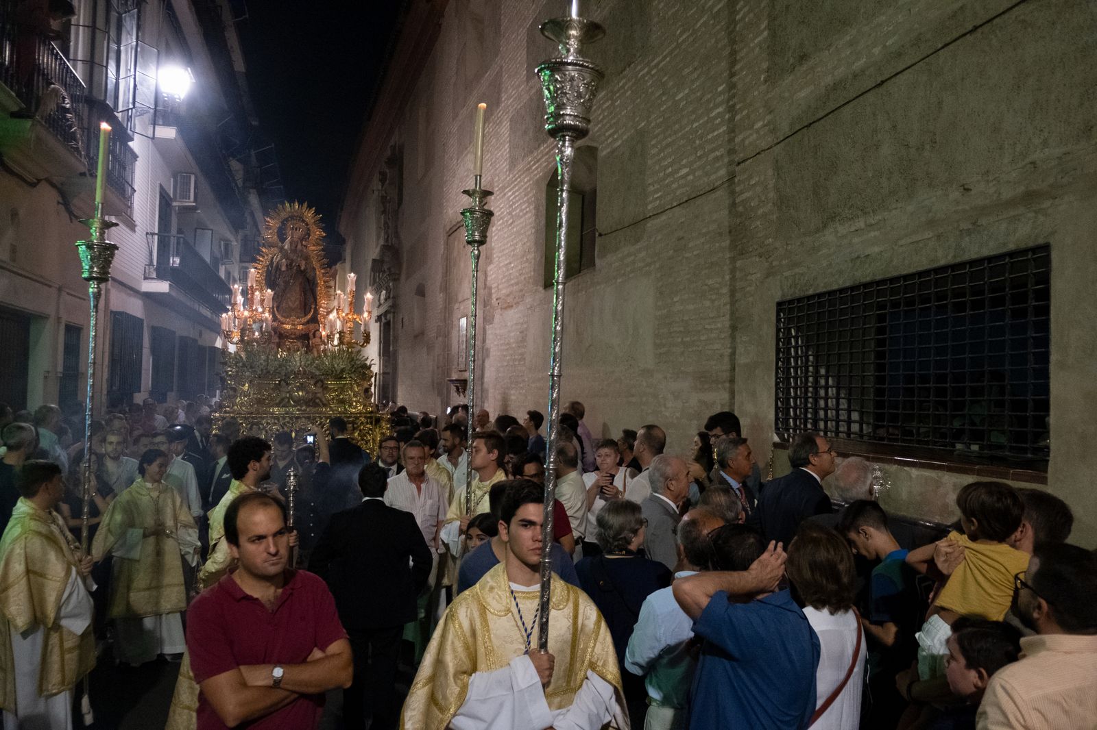 Las imágenes de la procesión de la Virgen de la Luz, en San Esteban