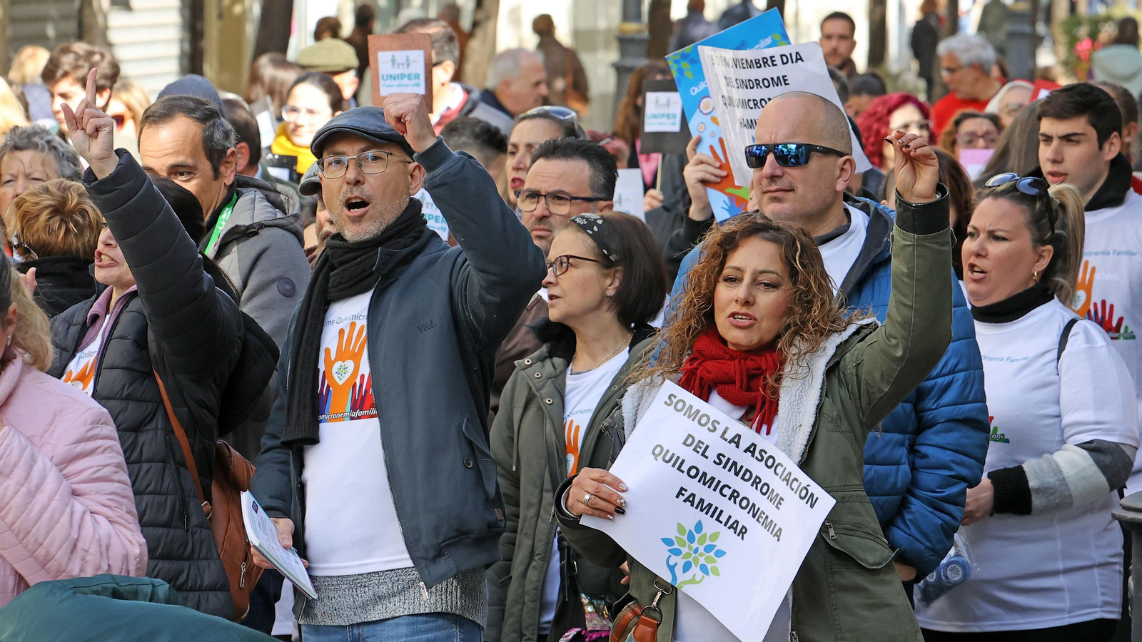 Marcha solidaria por el día de las enfermedades raras en Jerez