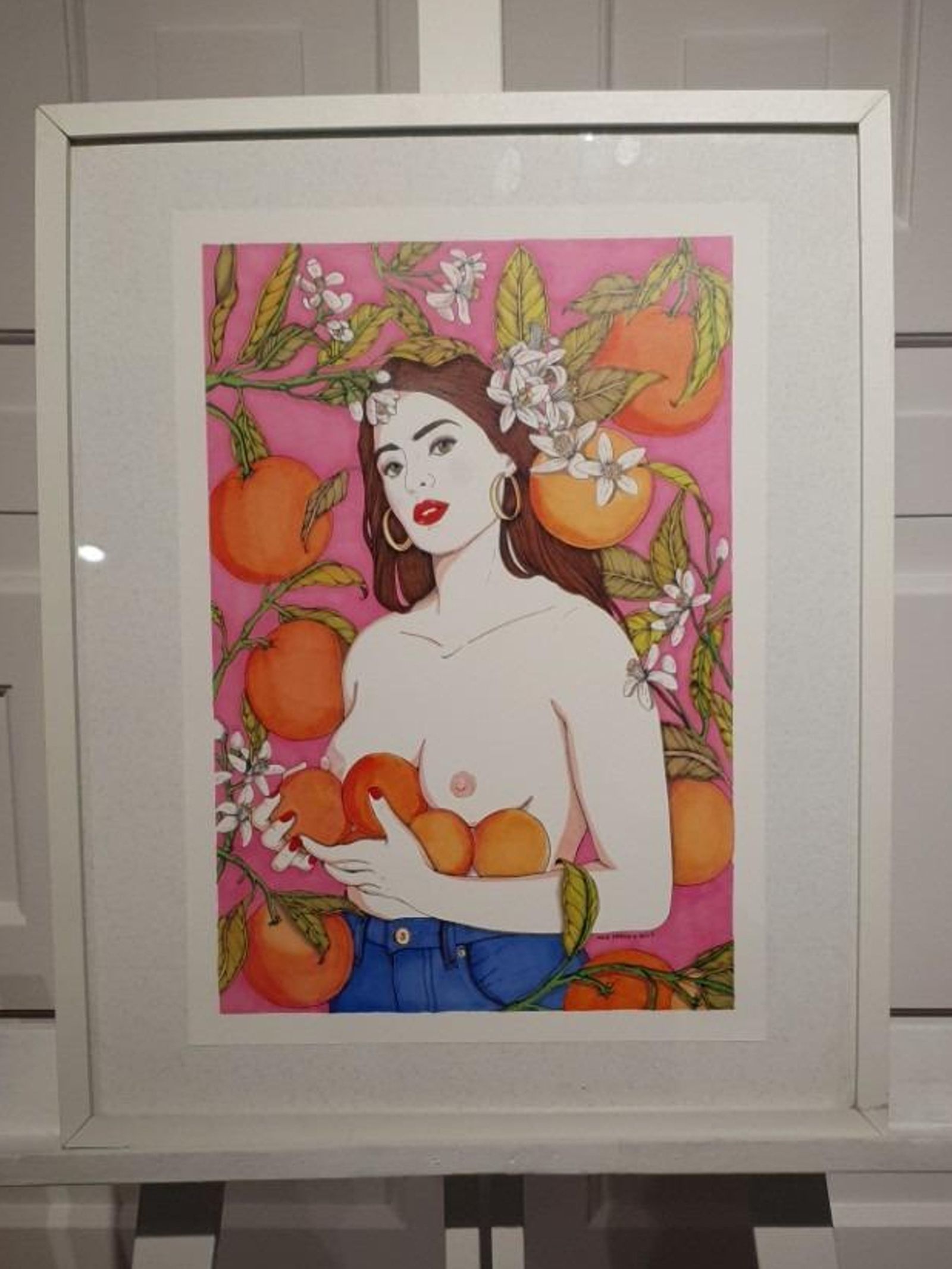 Otra de las ilustraciones de esta exposición colectiva. Otra de las ilustraciones de esta exposición colectiva.