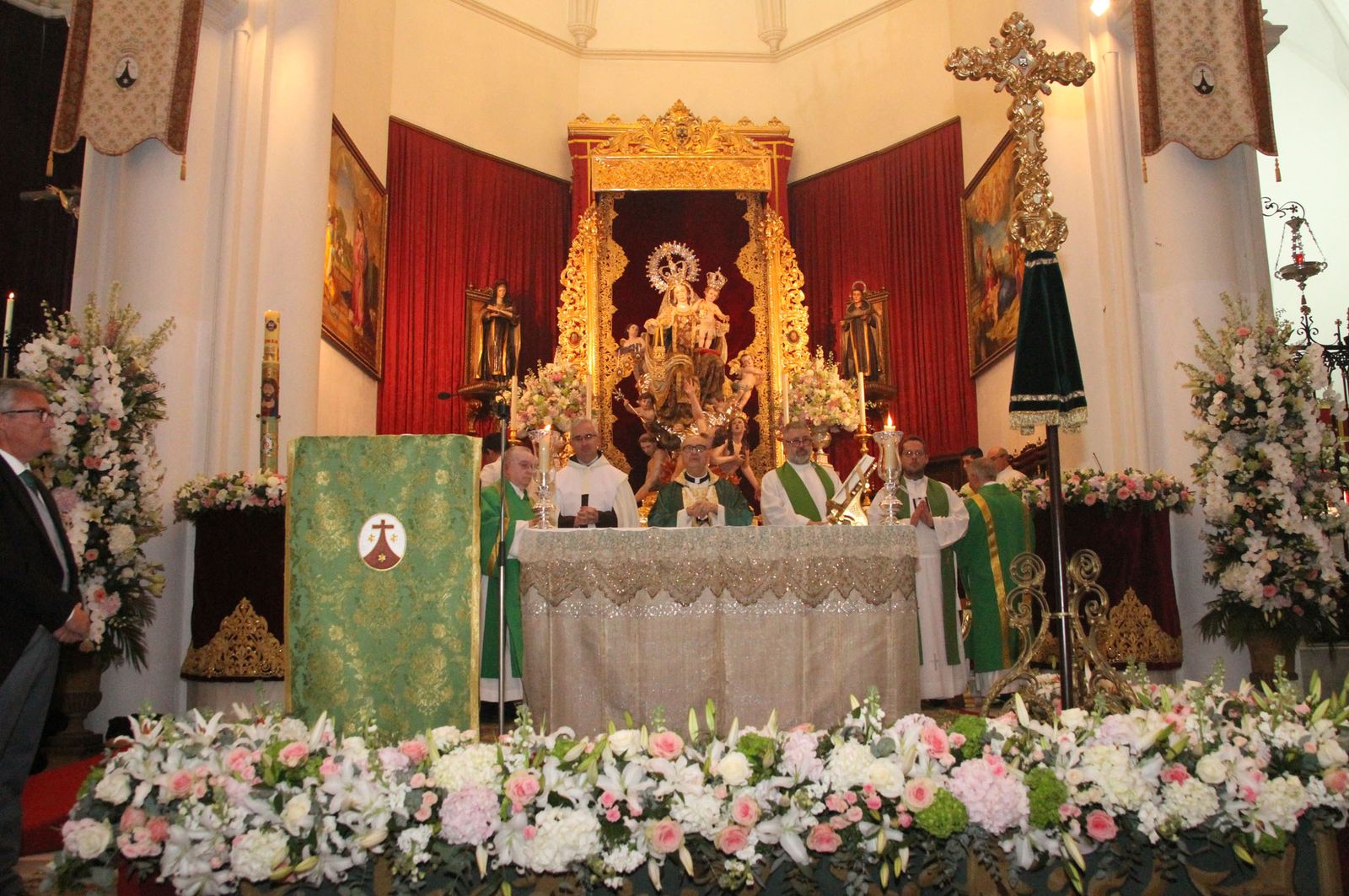 Imágenes de la bendición de la Virgen del Carmen