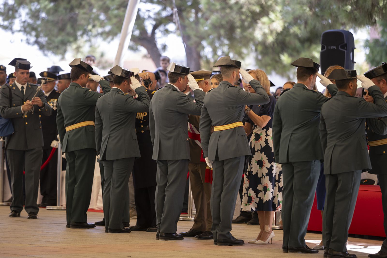 Imágenes de los actos de celebración de la festividad de la patrona de la Guardia Civil, la Virgen del Pilar.