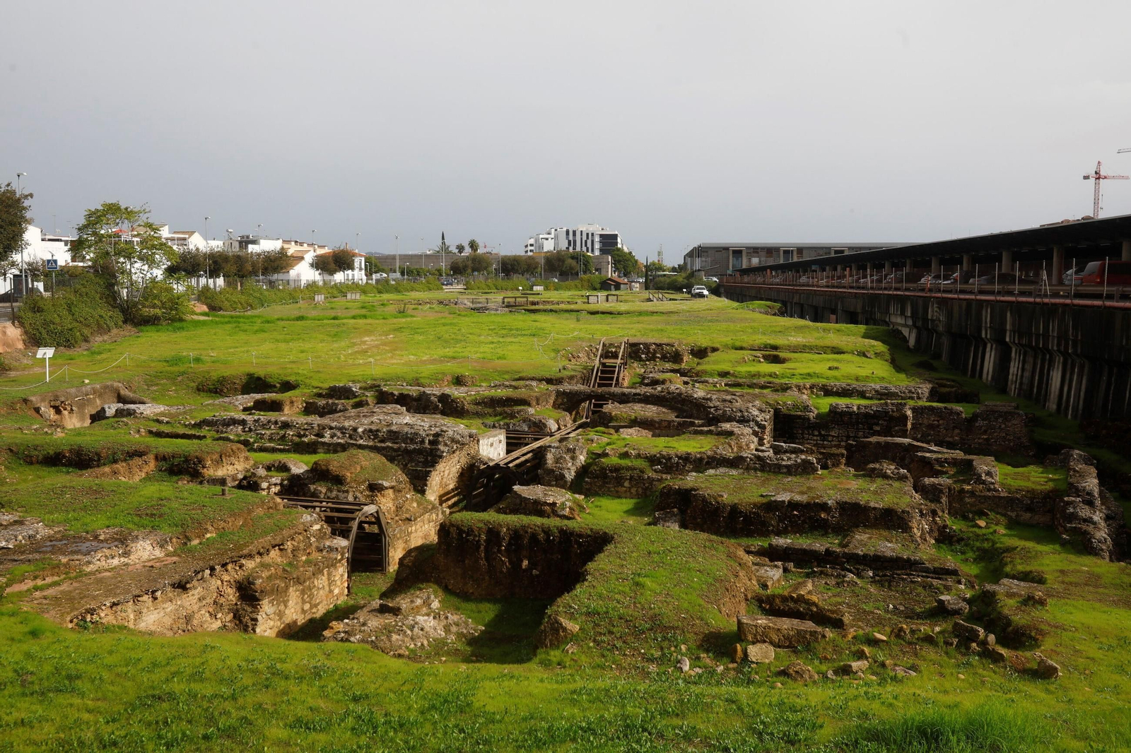Las imágenes del estado del yacimiento de Cercadilla