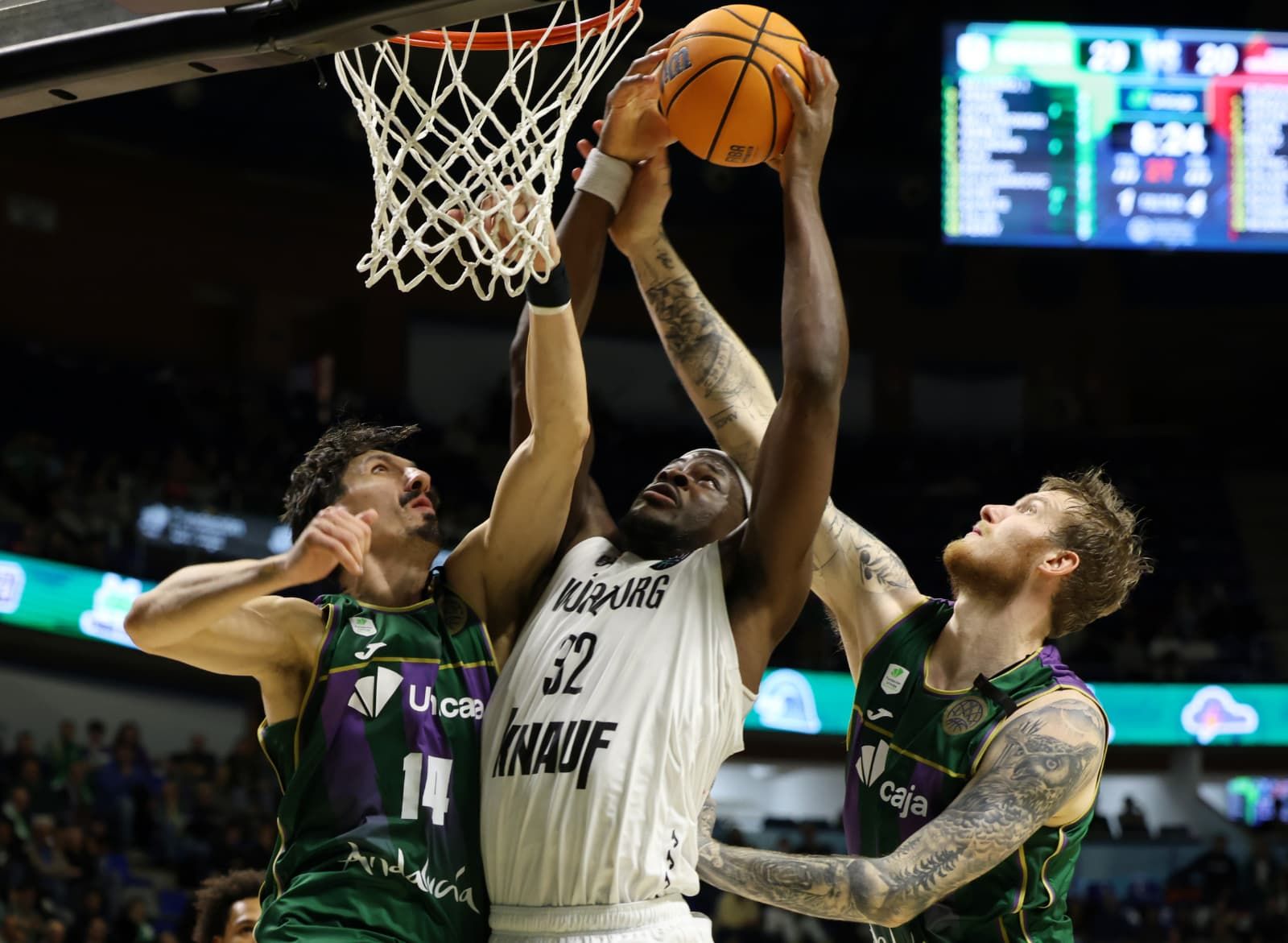 Las fotos del Unicaja - Wurzburg de BCL