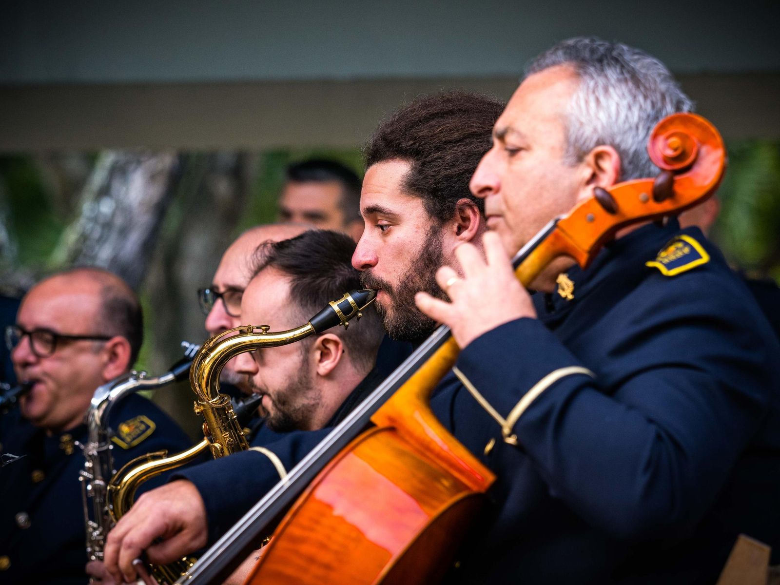 Sones cofrades en el Parque: celebrado el certamen de bandas de Nazareno en San Fernando