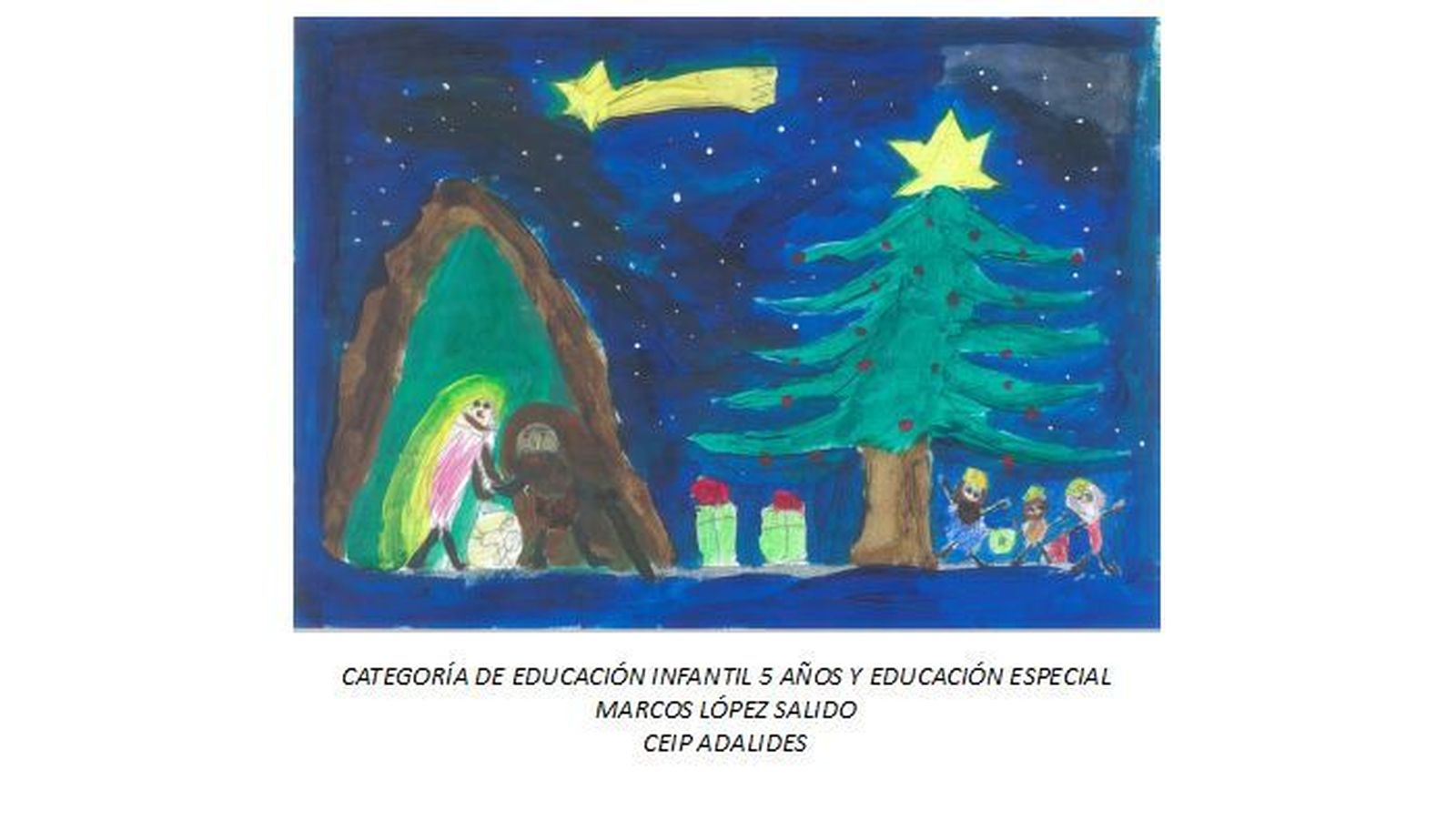 Los ganadores del concurso Dibuja y Pinta la Navidad de Algeciras