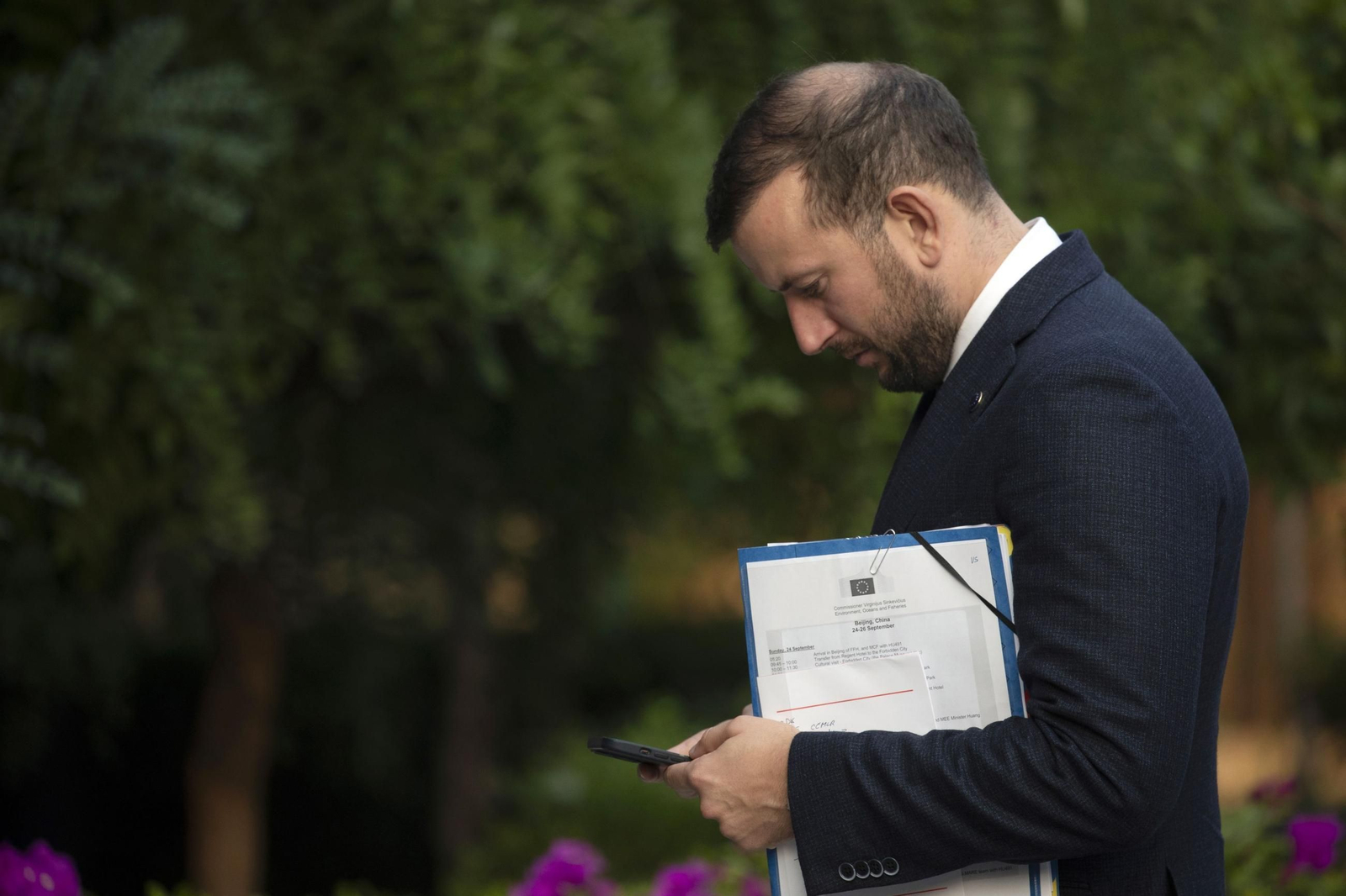 El comisario lituano Virginijus Sinkevičius