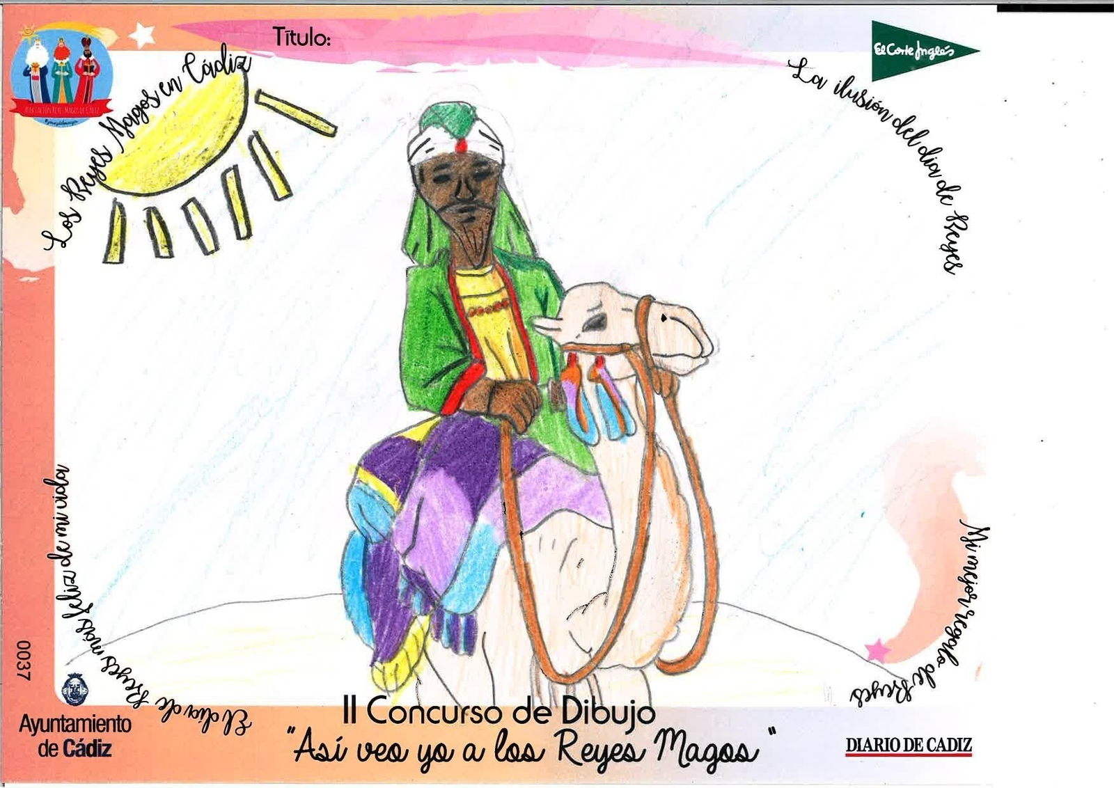 Las felicitaciones finalistas del II Concurso de Dibujo 'Así veo yo a los Reyes Magos'