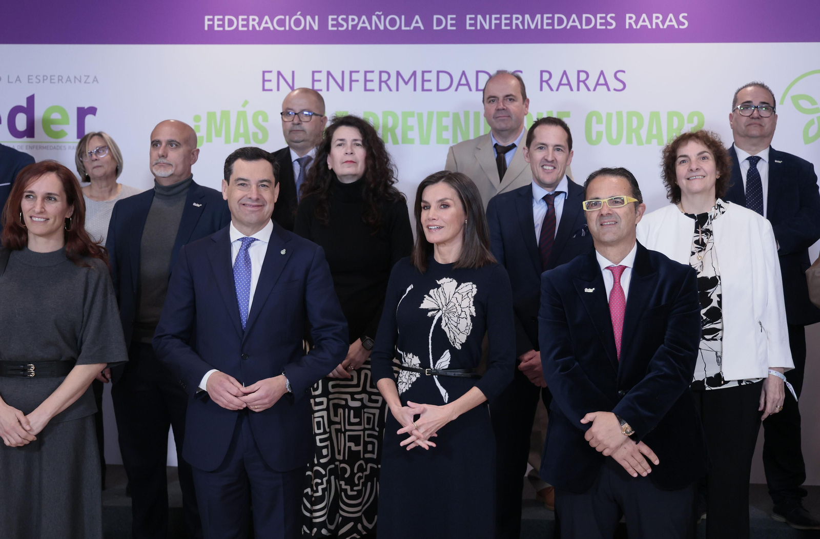 Las imágenes de la reina Leticia en el congreso de enfermedades raras