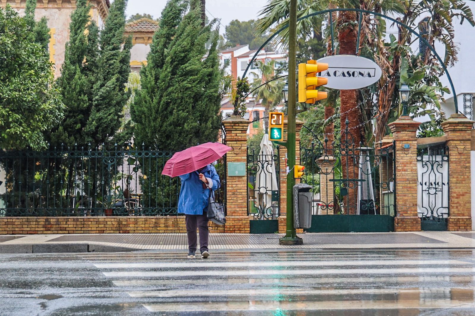 Fotografías de las precipitaciones por la borrasca Ingrid en la ciudad