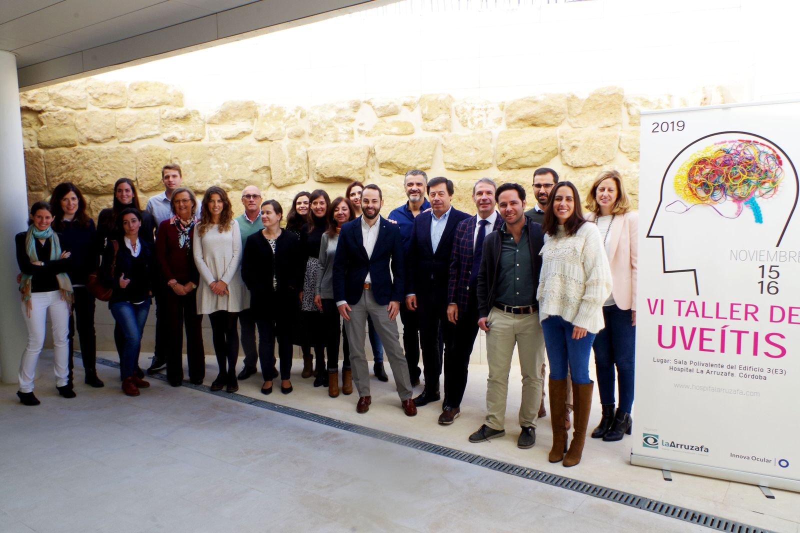 Participantes en el taller de Uveítis celebrado en el Hospital La Arruzafa.