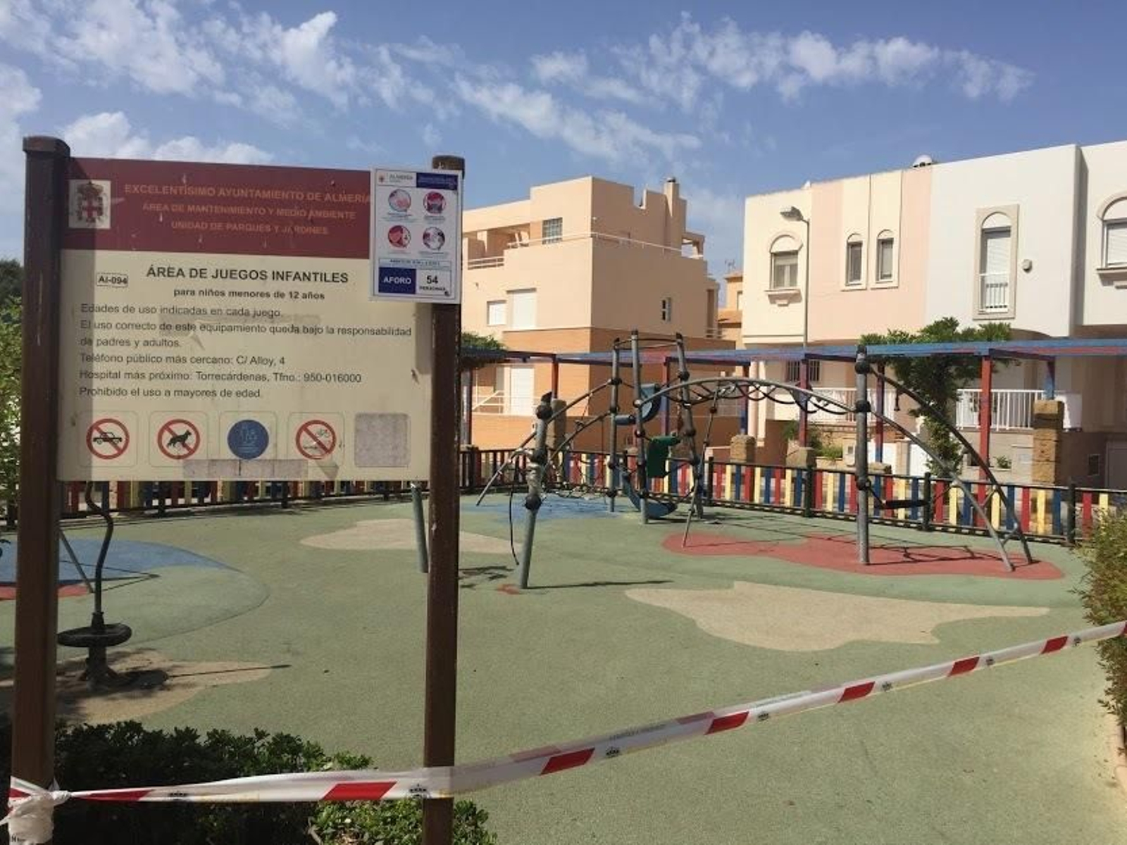 Reabren los parques de Almería capital al bajar a nivel 3 de alerta COVID.