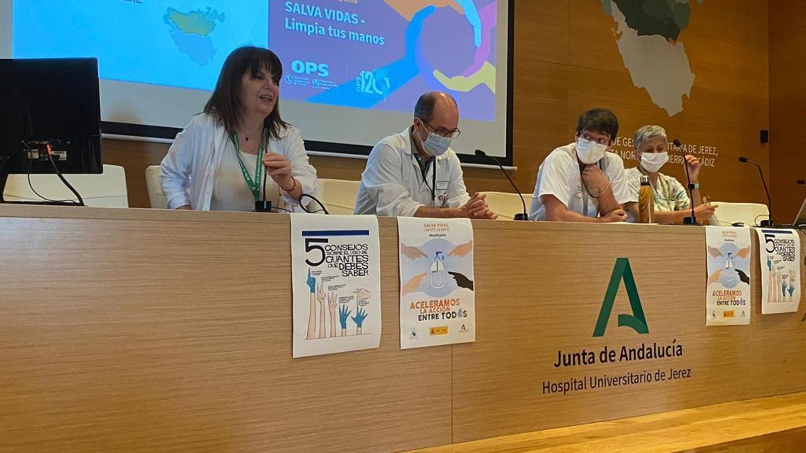 Campaña por el Día Mundial de la Higiene de Manos en el Hospital Jerez