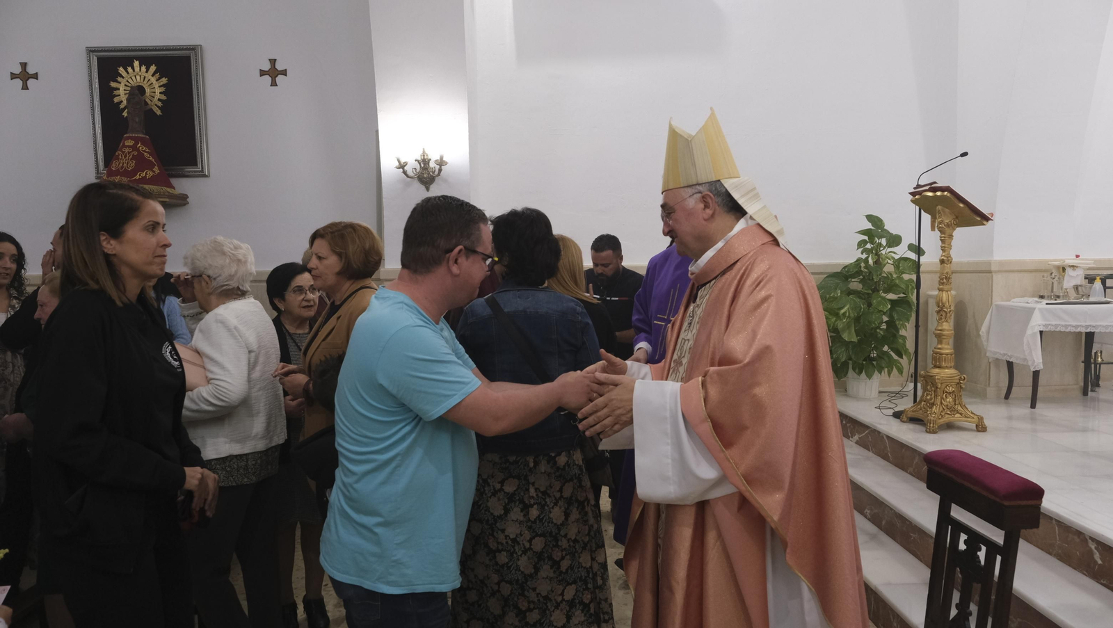 Imágenes de la bendición de la Borriquita de El Alquián, por el Obispo de Almería