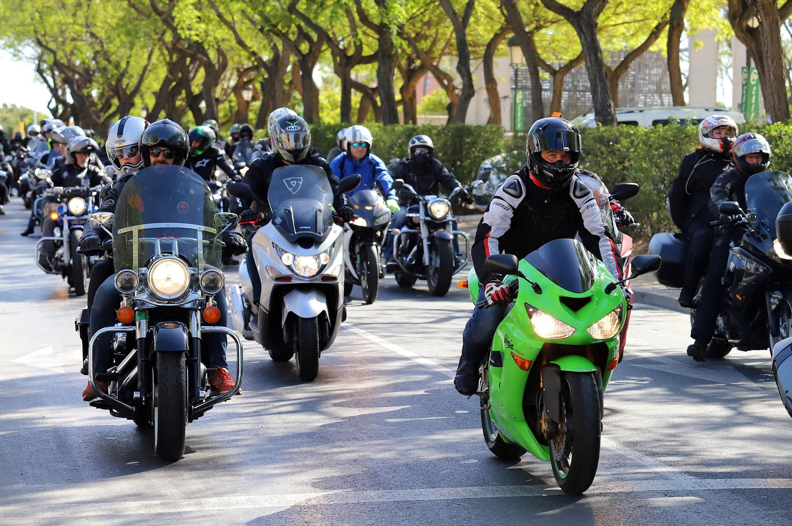 Imágenes de la III Ruta Moto-Solidaria organizada por CSIF