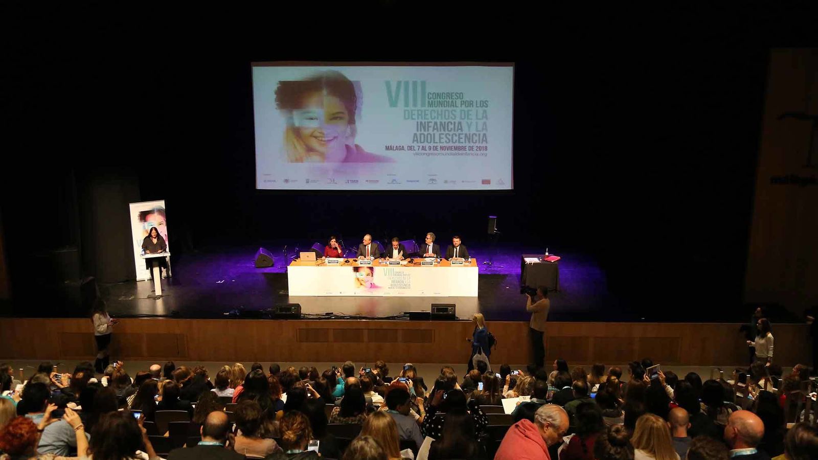 Inauguración del congreso en el Auditorio Edgar Neville.
