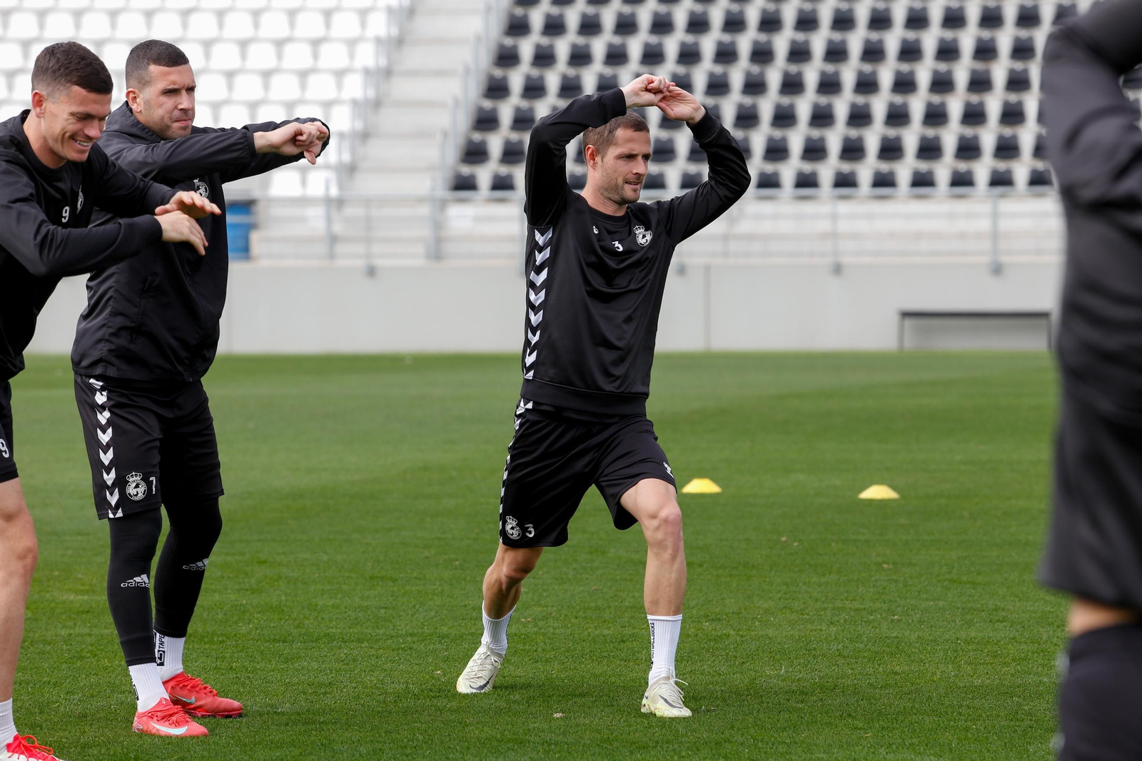 Las fotos del entrenamiento de la Balona previo a su visita al UCAM Murcia