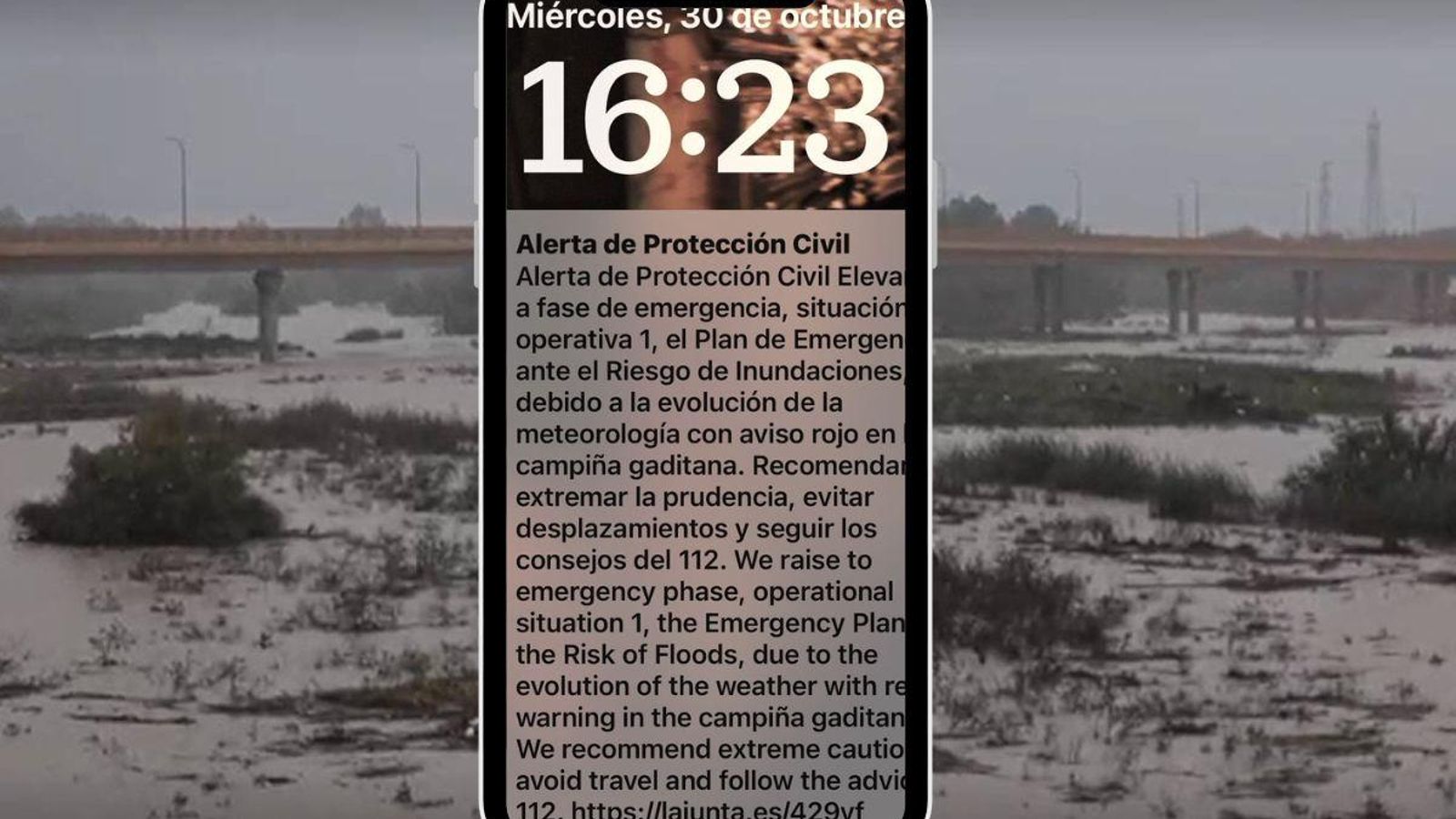 Mensaje del sistema ES-ALERT Mensaje del sistema ES-ALERT