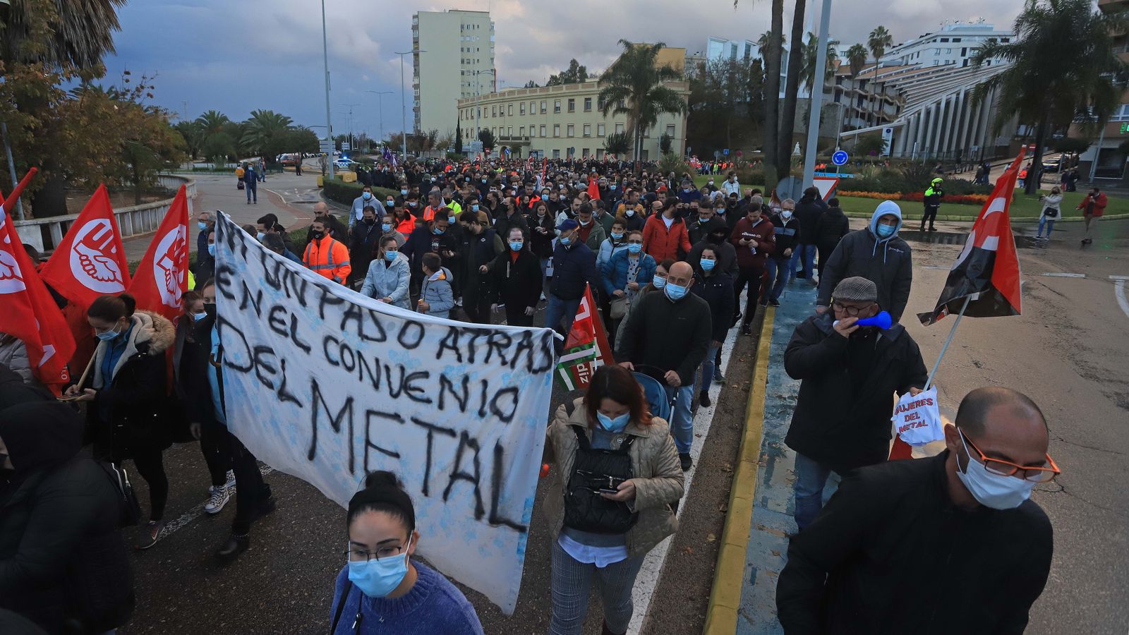 Fotos de la manifestación del metal en Algeciras