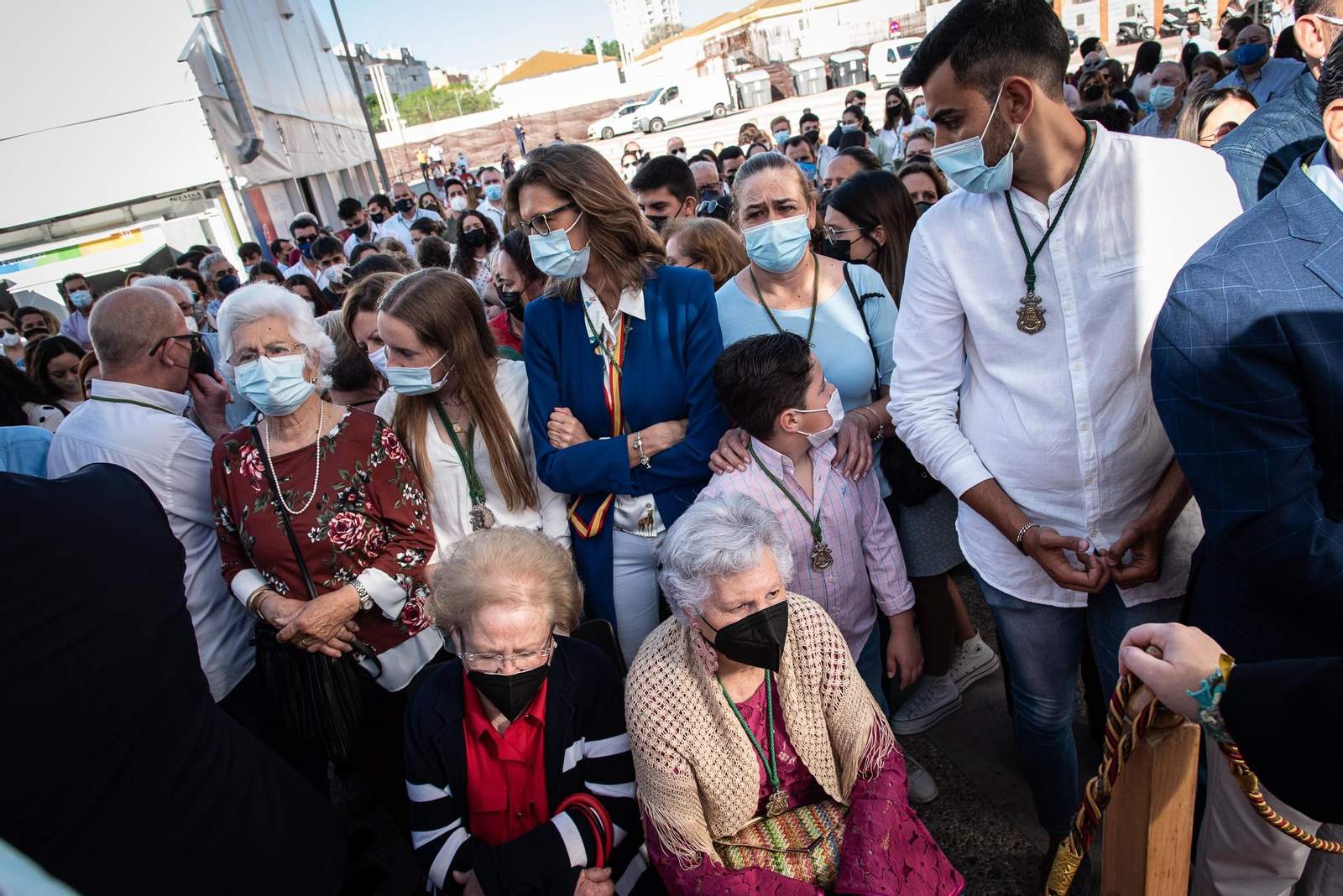 Imágenes de la misa de romeros de la Hermandad de Huelva