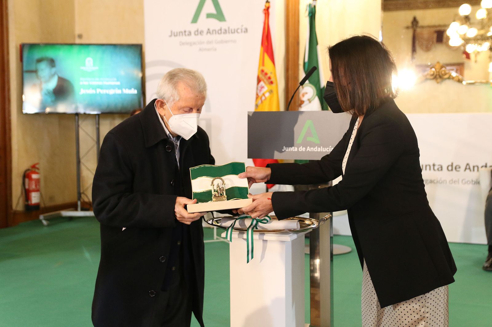 Fotogalería de la entrega de banderas por el Día de Andalucía
