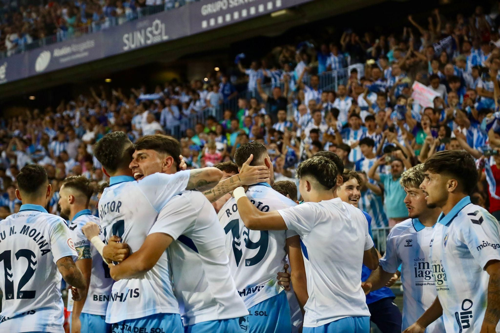 El Málaga CF-Nàstic, en fotos