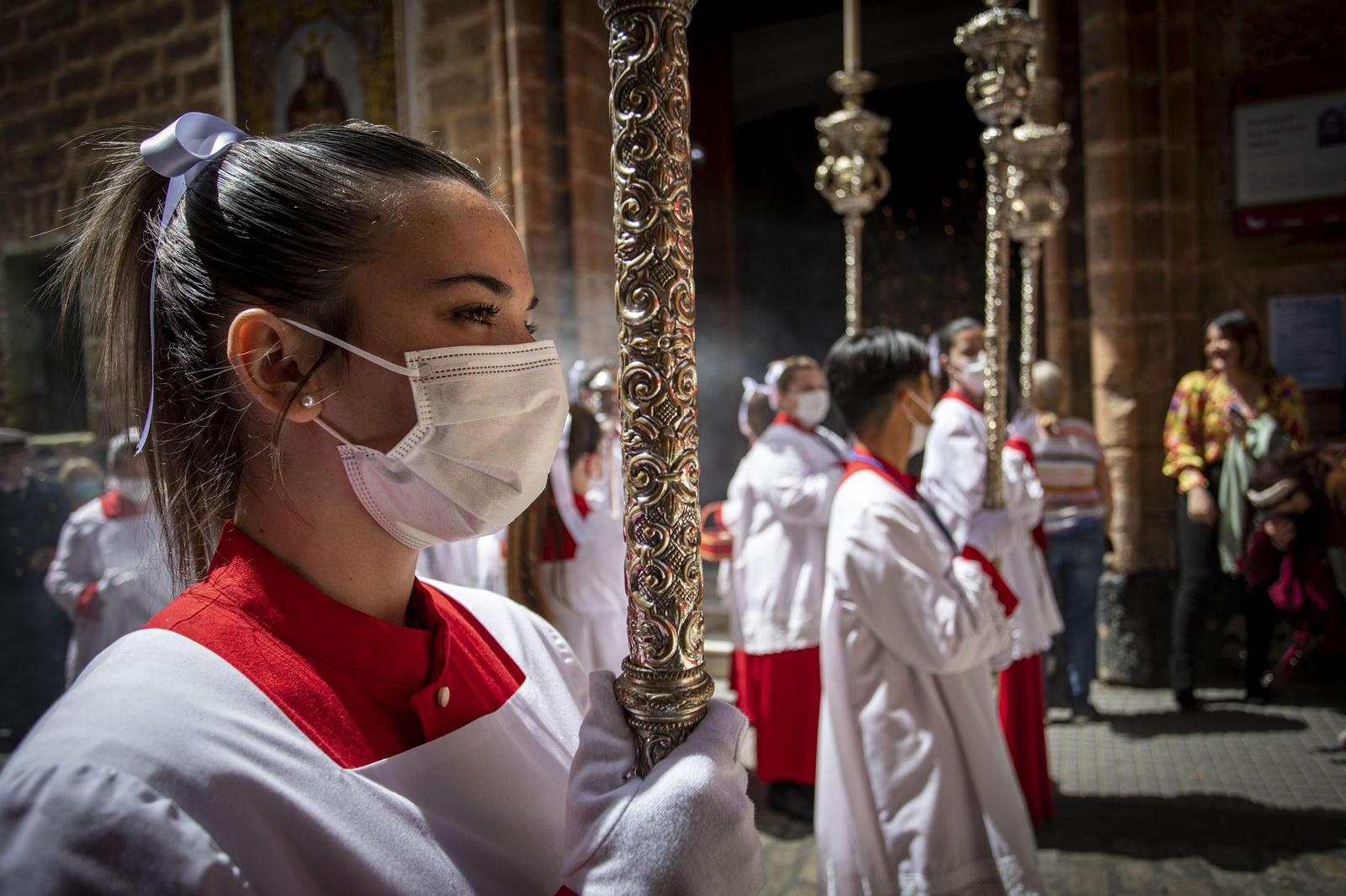 Las imágenes de la cofradía de Las Penas en la Semana Santa de Cádiz 2022