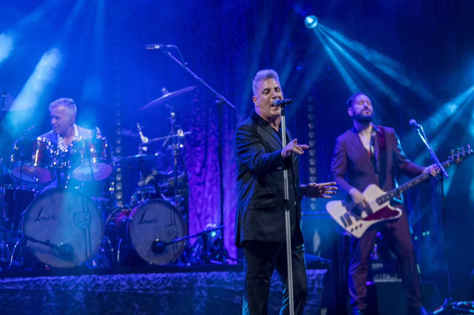 Loquillo durante su concierto en las Almadrabillas.