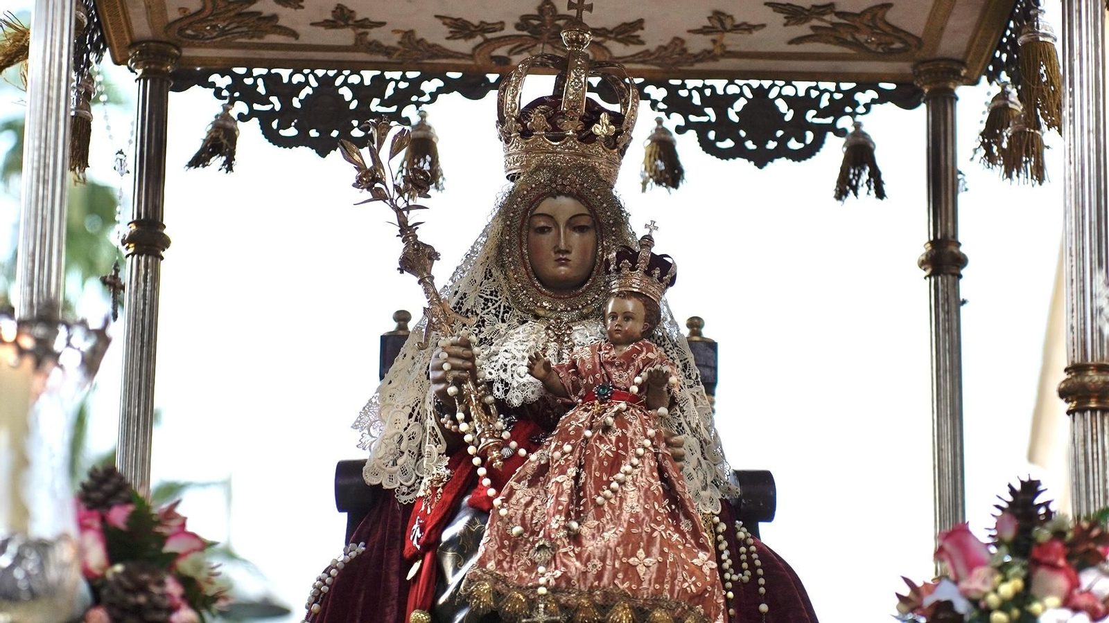 Fotografias de la procesión de la Virgen de Europa por las calles de Algeciras