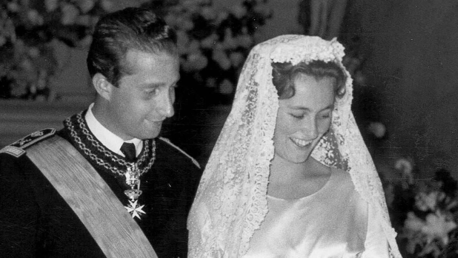 Boda de Alberto y Paola de Bélgica el 2 de julio de 1959.