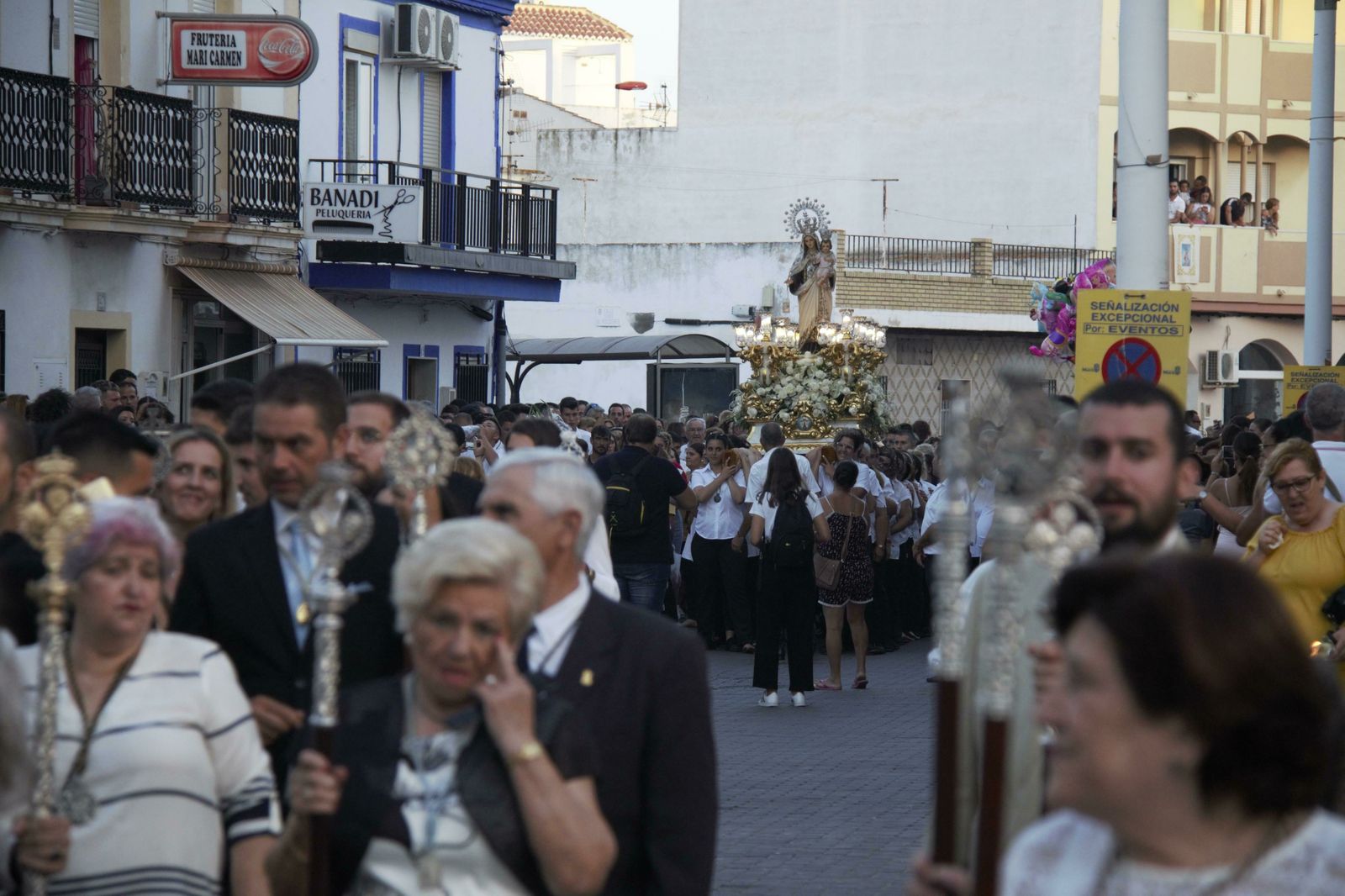 Las imágenes de la procesión de la Virgen del Carmen