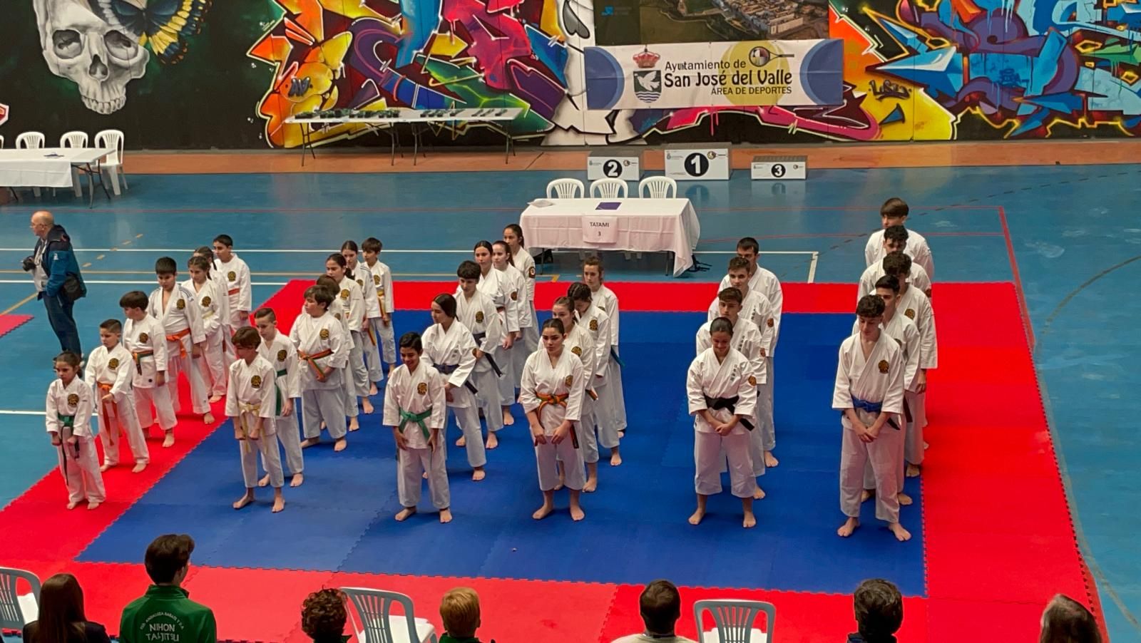 Los mejores momentos de la Escuela de Nihon Tai-Jitsu del Club Nazaret en el Andaluz