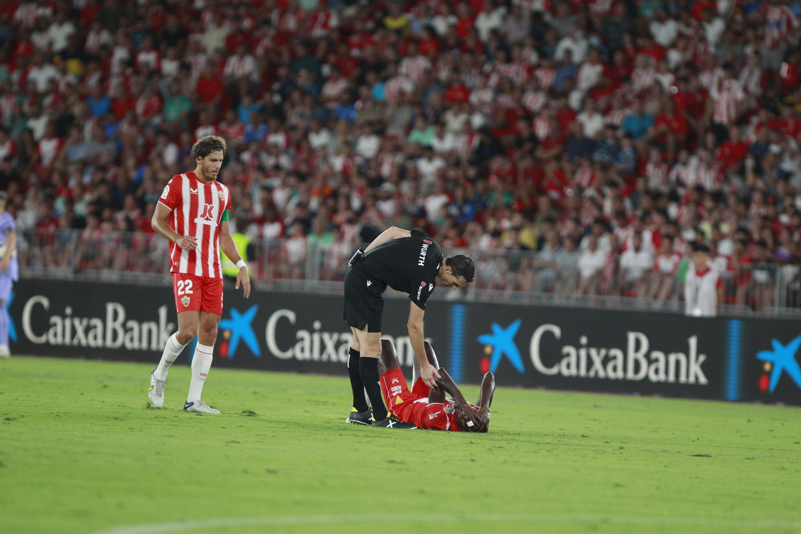 Imágenes del partido U.D. Almería-Real Madrid C.F. de la Liga Santander