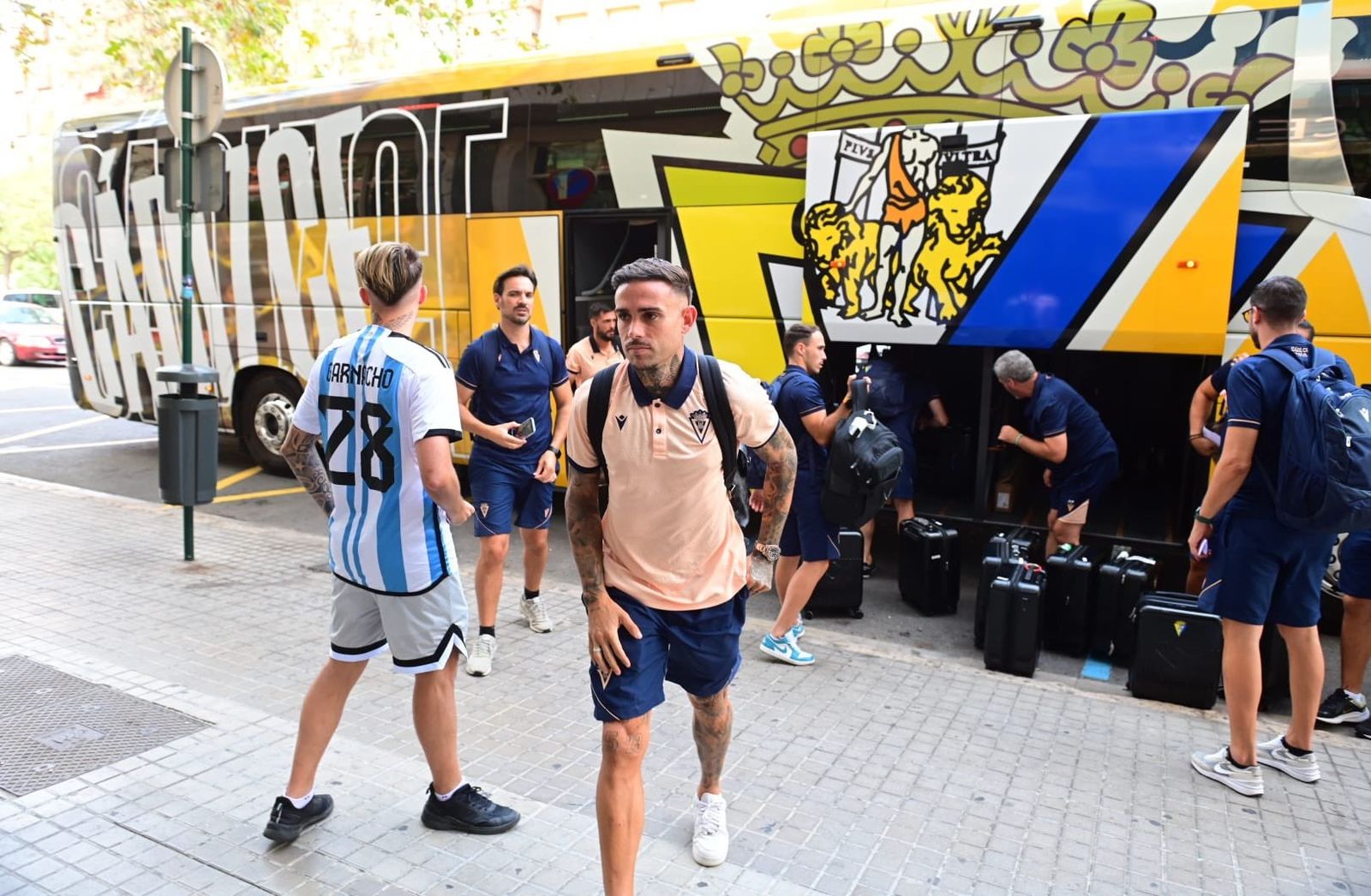 Roger Martí a su llegada a Valencia.