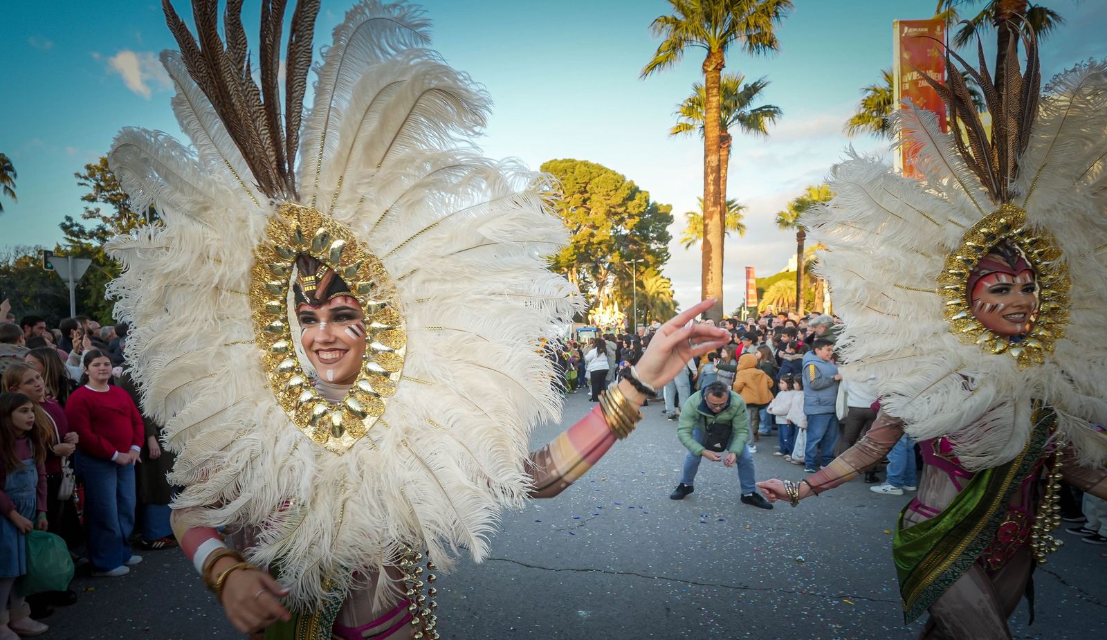 Imágenes de la cabalgata de Reyes Magos en Jerez