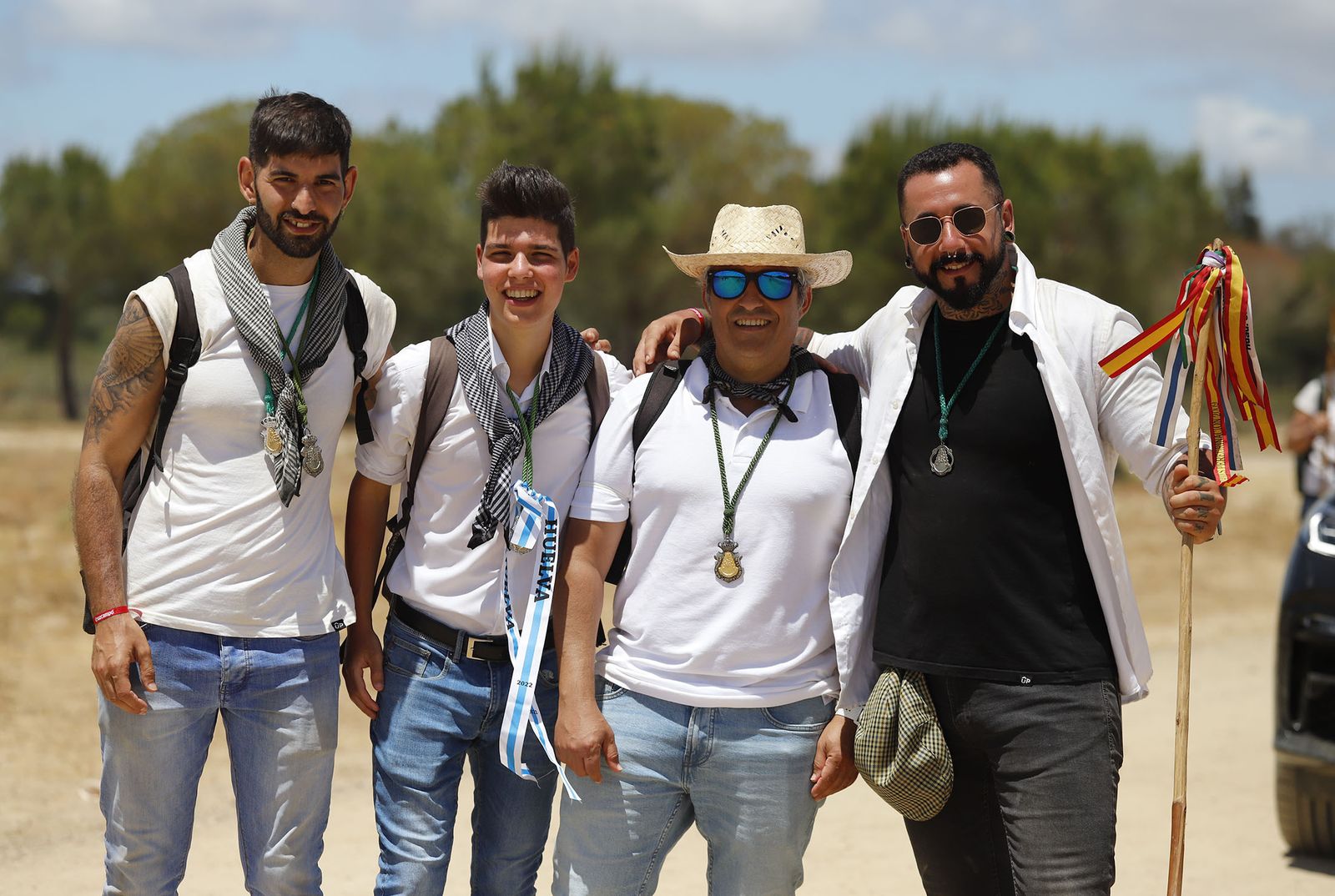 Todos los peregrinos de la Hermandad de Huelva, en imágenes