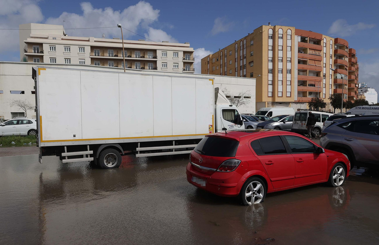 El paso de la borrasca Konrad por Algeciras, en imágenes