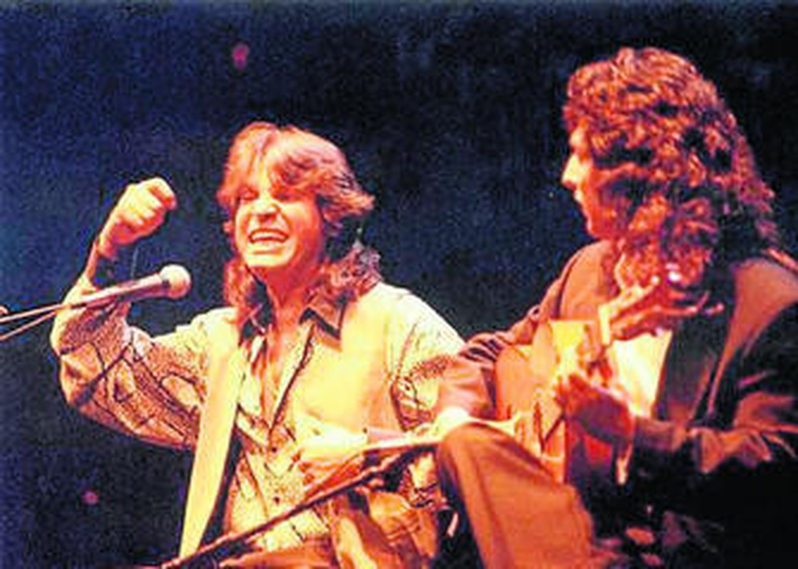 José Mercé en uno de los recitales ofrecidos junto al guitarrista almeriense Tomatito.