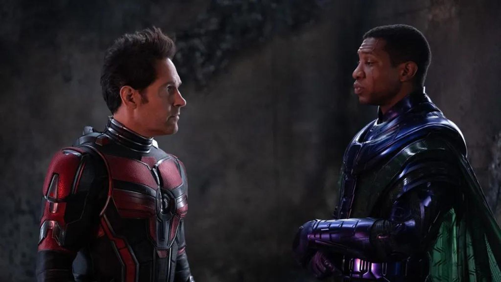 Paul Rudd y Jonathan Majors en ‘Ant-Man y la Avispa: Quantumanía’.
