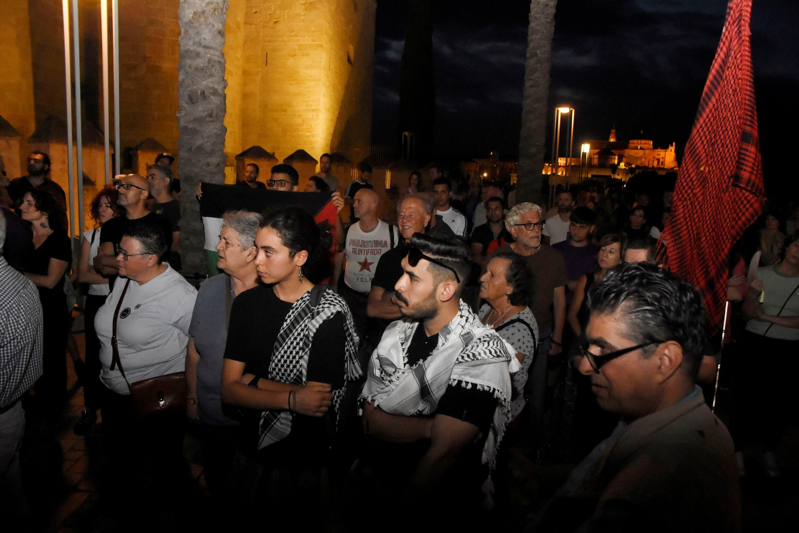 La concentración de solidaridad con Palestina en Córdoba, en imágenes