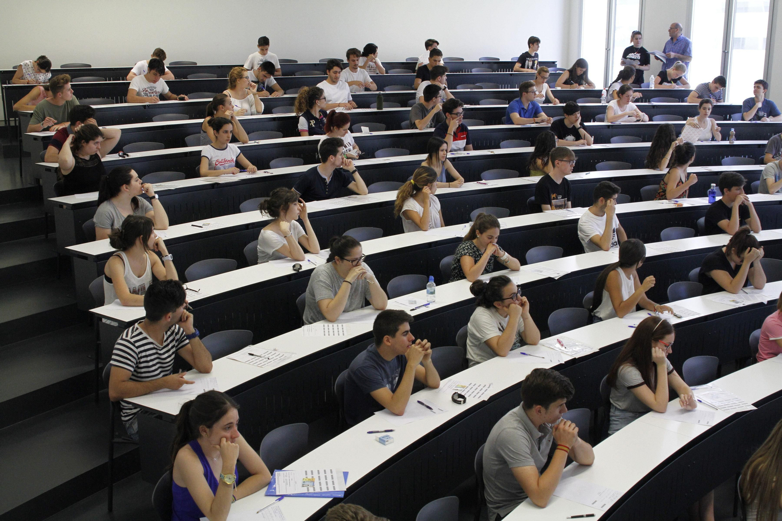 Imagen de los exámenes de Selectividad el pasado mes de junio en Medicina.