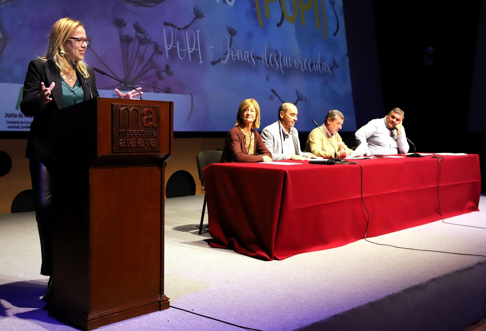 Yessica Quintero, durante su intervención.