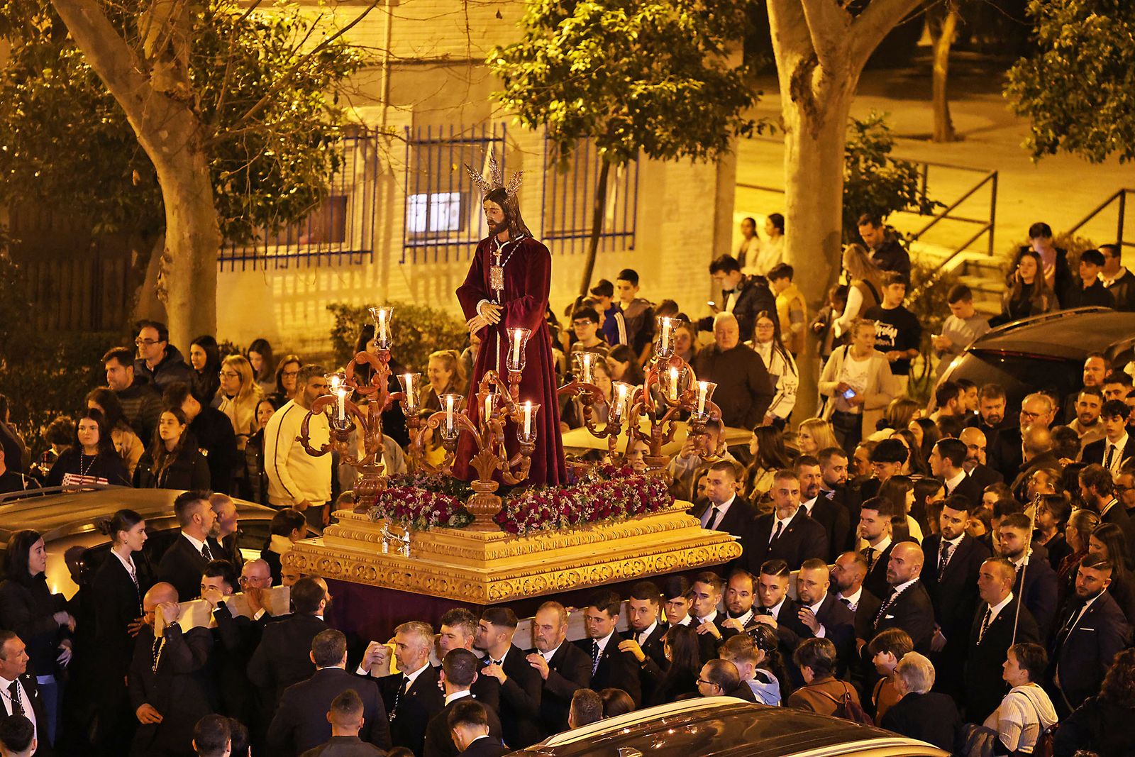 Las fotografías del traslado del Cristo del Cautivo por la Hispanidad