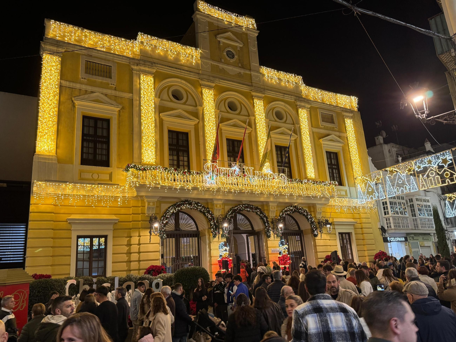 Imágenes del Encendido del Alumbrado de la Navidad 2025 en Chiclana